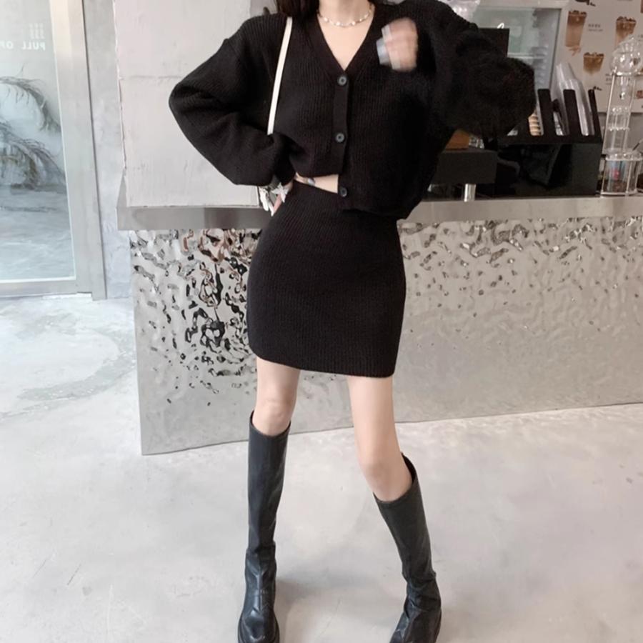 ブラウス ニットセットアップ レディース 秋冬韓国 ニット ブラウス ニットセットアップ レディース 秋冬韓国 ニット