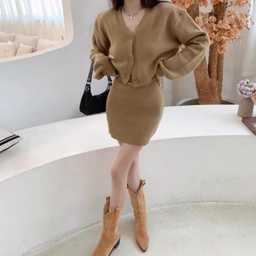 ブラウス ニットセットアップ レディース 秋冬韓国 ニット ブラウス ニットセットアップ レディース 秋冬韓国 ニット