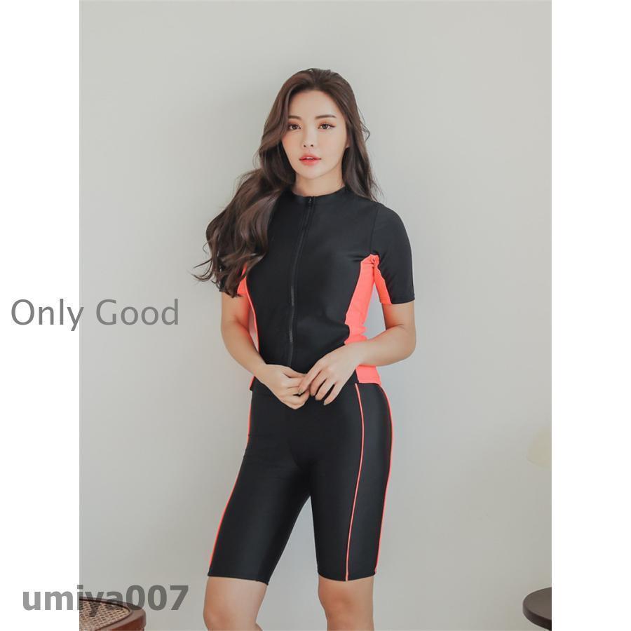 水着 レディース 水着 セパレート 体型カバー 競泳 めくれ防止 セットアップ 着痩せ 上下セット スポーツ ヨガウェア 大きいサイズ 春コーデ 水着 韓国