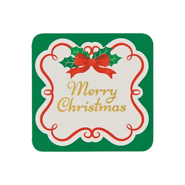 CHRISTMAS グリーティングカード クリスマスカード jx50-3 レーザーカットアーチ木製風 サンリオ プレゼント Xmasカード グッズ メール便可 シネマコレクション