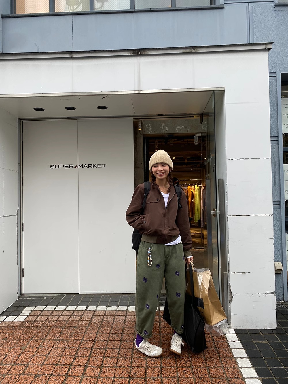 レディース パンツ ボトムス カーゴパンツ かわいい シンプル カジュアル かっこいい レトロ メンズライク ボーイッシュ スポーティー ガーリー クール 存在感 ヴィンテージ クラシカル カレッジ風