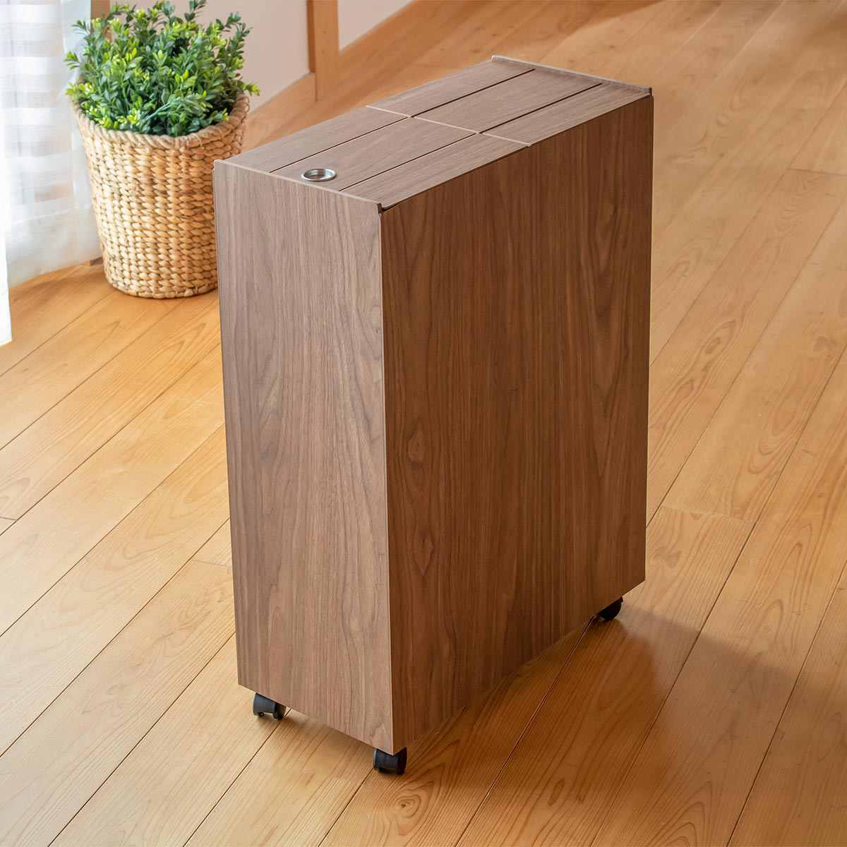 Qoo10] ゴミ箱 30L BOSK 木製 ごみ箱