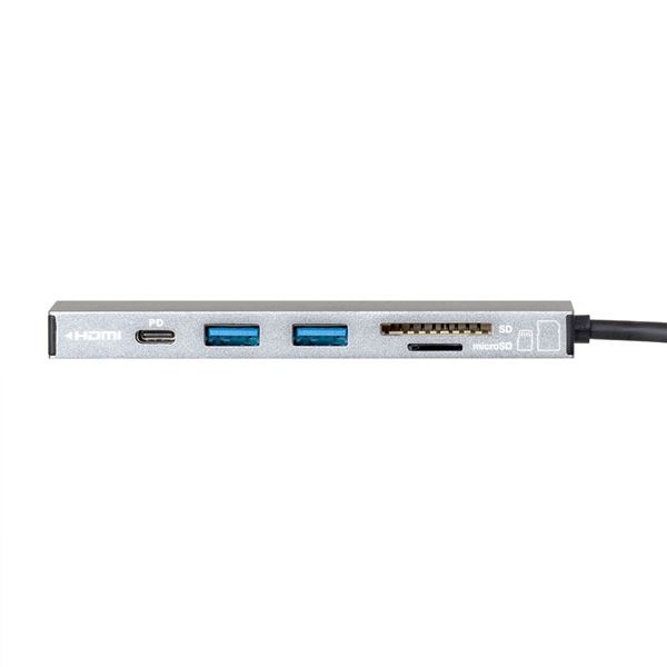 Digio2 USB Type-C アルミドッキングステーション 15cm シルバー UD-C01SSL