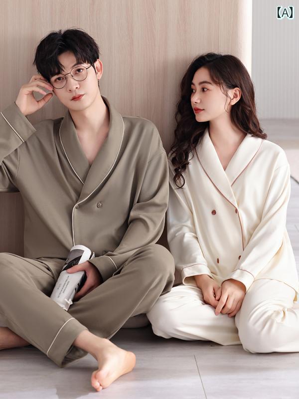 レディース パジャマ スウェット 上下 カップル パジャマ 女性 秋 綿 高級 長袖 ズボン 春秋 2025 メンズ ホーム 服 スーツ レディース パジャマ スウェット 上下 カップル パジャマ 女性 秋 綿 高級 長袖 ズボン 春秋 2025 メンズ ホーム 服 スーツ