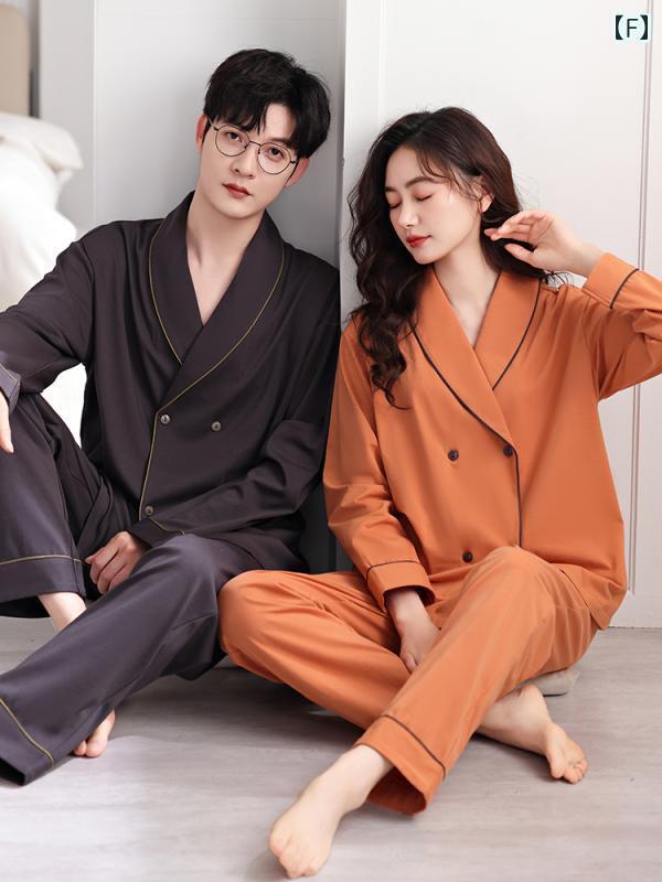 レディース パジャマ スウェット 上下 カップル パジャマ 女性 秋 綿 高級 長袖 ズボン 春秋 2025 メンズ ホーム 服 スーツ レディース パジャマ スウェット 上下 カップル パジャマ 女性 秋 綿 高級 長袖 ズボン 春秋 2025 メンズ ホーム 服 スーツ