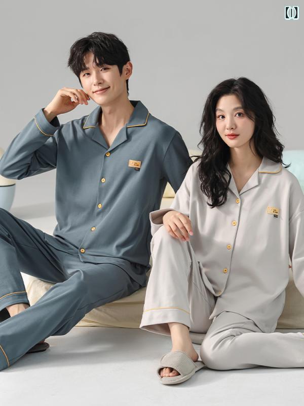 レディース パジャマ スウェット 上下 カップル パジャマ 女性 秋 綿 高級 長袖 ズボン 春秋 2025 メンズ ホーム 服 スーツ レディース パジャマ スウェット 上下 カップル パジャマ 女性 秋 綿 高級 長袖 ズボン 春秋 2025 メンズ ホーム 服 スーツ