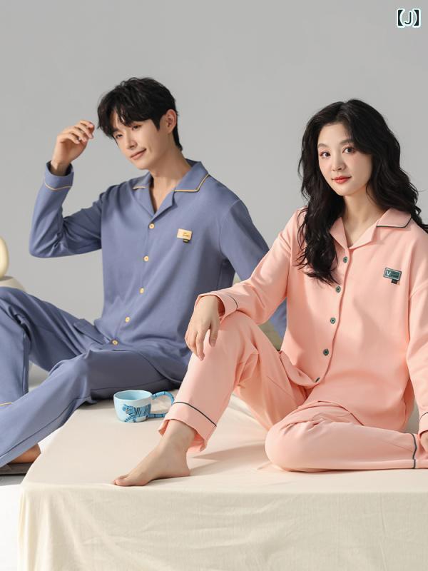 レディース パジャマ スウェット 上下 カップル パジャマ 女性 秋 綿 高級 長袖 ズボン 春秋 2025 メンズ ホーム 服 スーツ レディース パジャマ スウェット 上下 カップル パジャマ 女性 秋 綿 高級 長袖 ズボン 春秋 2025 メンズ ホーム 服 スーツ