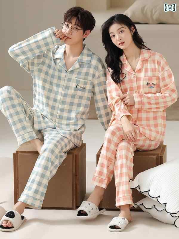 レディース パジャマ スウェット 上下 カップル パジャマ 女性 秋 綿 高級 長袖 ズボン 春秋 2025 メンズ ホーム 服 スーツ レディース パジャマ スウェット 上下 カップル パジャマ 女性 秋 綿 高級 長袖 ズボン 春秋 2025 メンズ ホーム 服 スーツ