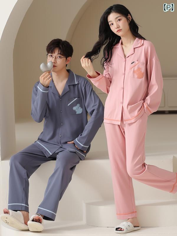 レディース パジャマ スウェット 上下 カップル パジャマ 女性 秋 綿 高級 長袖 ズボン 春秋 2025 メンズ ホーム 服 スーツ レディース パジャマ スウェット 上下 カップル パジャマ 女性 秋 綿 高級 長袖 ズボン 春秋 2025 メンズ ホーム 服 スーツ
