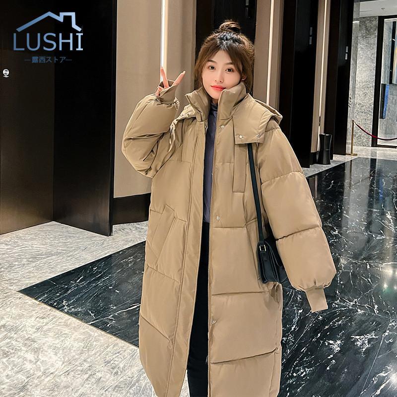 新作 トレンド 中綿コート レディース ダウンコート 中綿ジャケット ダウンジャケット ロング フード付き カジュアル 厚手 シンプル ゆったり 結婚式 イベント