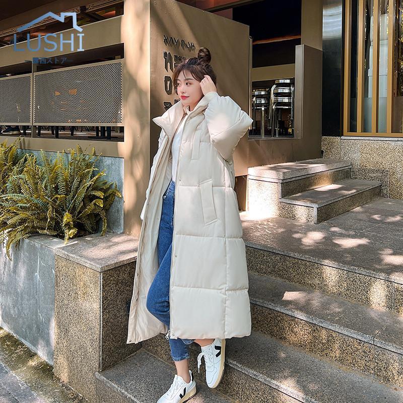 新作 トレンド 中綿コート レディース ダウンコート 中綿ジャケット ダウンジャケット ロング フード付き カジュアル 厚手 シンプル ゆったり 結婚式 イベント