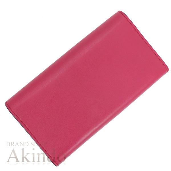 2つ折り 長財布GG インターロッキングG コンチネンタルウォレット 二つ折り長財布 369663 マゼンタ レディース