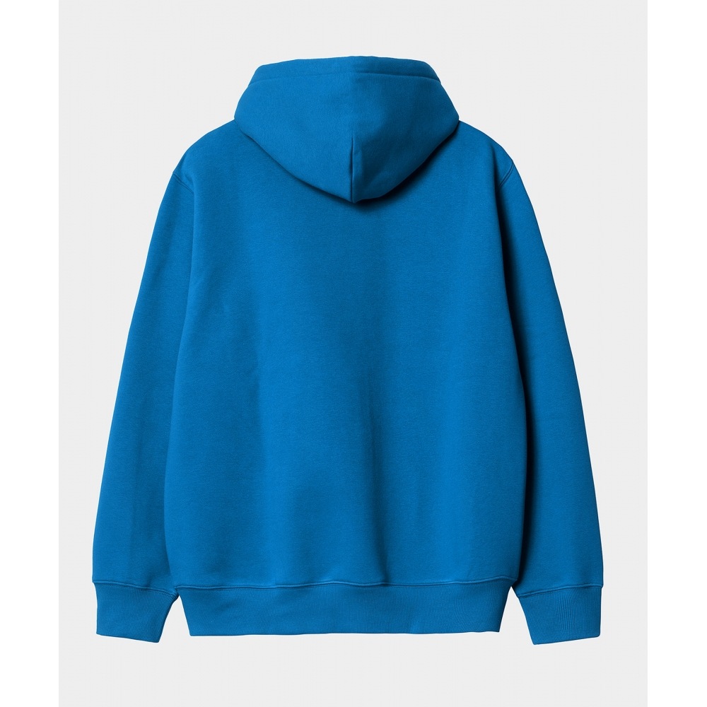 ROYALLIFE RLPH3001 OG刺繍ロゴ起毛フードティー - ブルー
