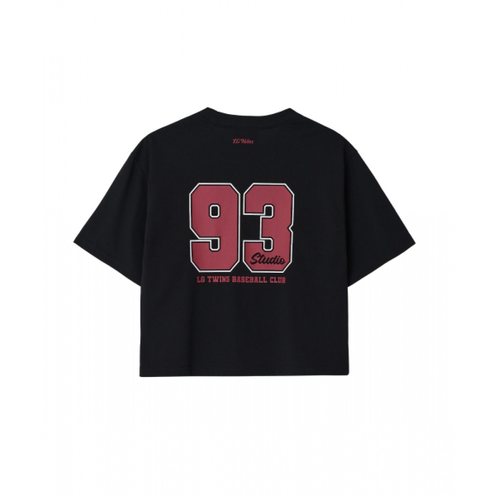 1993スタジオ [LGツインズ] オーバークロップTシャツ_ブラック