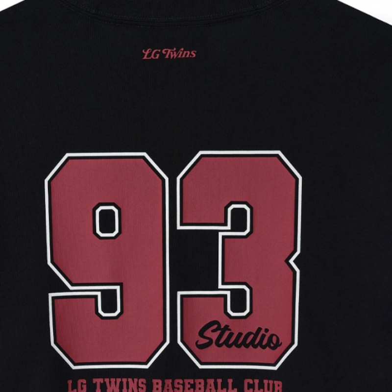 1993スタジオ [LGツインズ] オーバークロップTシャツ_ブラック