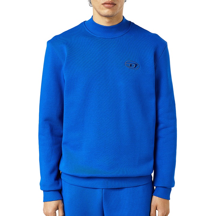 プルオーバースウェットシャツ トレーナー メンズ S-NORIS オーバルDロゴ刺繍 モックネック die-m-t-f4-3hk