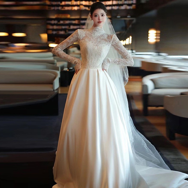 パーティードレス2025新作 高級感 ワンピース ウェディングドレス 白 花嫁ロングドレス 結婚式ワンピース 結婚式 ドレス ロングドレス 演奏会 二次会 花嫁 ドレス 韓国ファッション