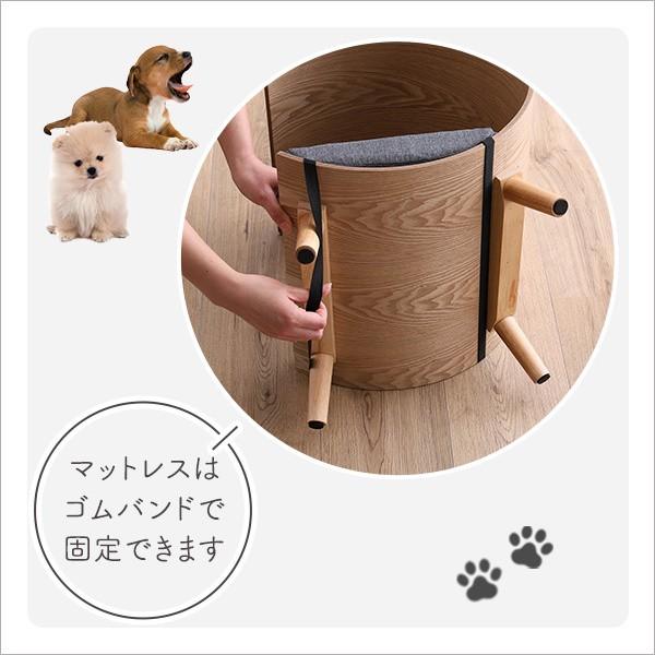 屋根付きペットベッド マットレスセット 脚付 ドッグ キャット クッションソファベッド カバー洗濯可 犬猫兼用