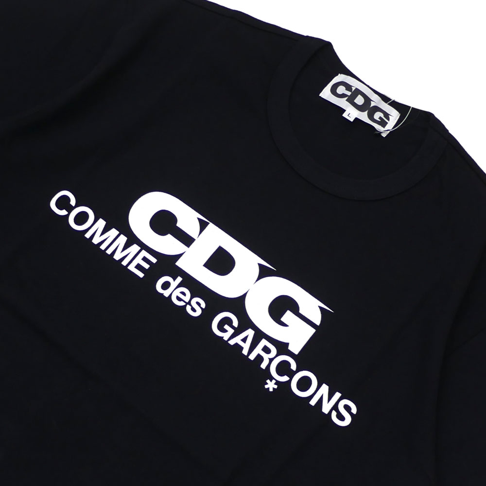 シーディージー CDG コムデギャルソン COMME des GARCONS LOGO TEE Tシャツ BLACK 200-008012-051