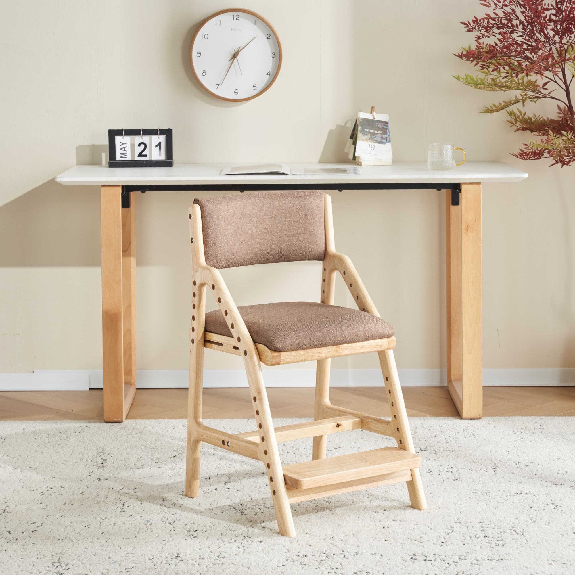 【国内即発送】ブラウン 学習チェア 学習椅子 木製 姿勢 子供 キッズチェア ハイチェア ダイニングチェア 椅子 高さ調整 シンプル コンパクト 組立て 板座 足置き 【国内即発送】ブラウン 学習チェア 学習椅子 木製 姿勢 子供 キッズチェア ハイチェア ダイニングチェア 椅子 高さ調整 シンプル コンパクト 組立て 板座 足置き