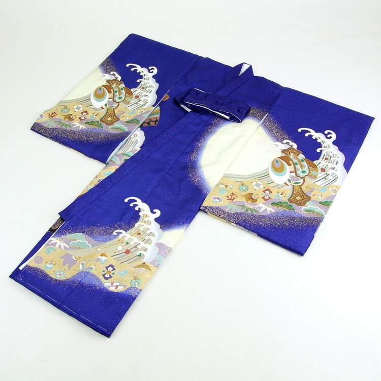 レンタル お宮参り 男の子 着物 レンタル 青紺地に兜と扇鞍小槌松に波お宮参り レンタル 衣装 男児 祝着 初着 産着 レンタル衣装 ネイビー ブルー レンタル お宮参り 男の子 着物 レンタル 青紺地に兜と扇鞍小槌松に波お宮参り レンタル 衣装 男児 祝着 初着 産着 レンタル衣装 ネイビー ブルー