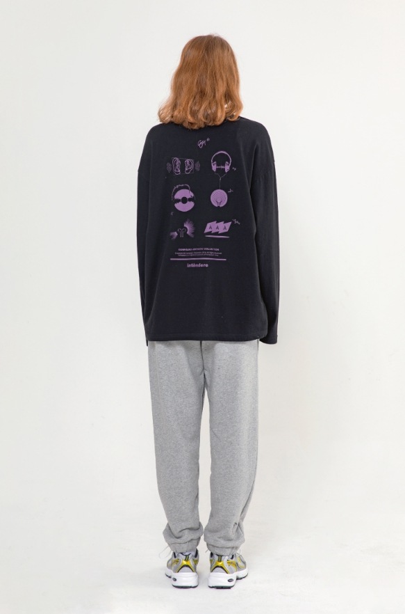 【CPGN STUDIO】Recording Long Sleeve Heavy Overfit Black CPGN STUDIO】 Recording Long Sleeve Heavy Overfit Black