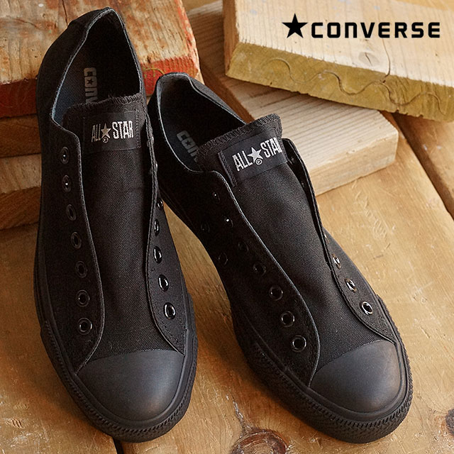 魅了 SLIP STAR ALL CONVERSE ローカット 3 スリップ オールスター コンバース III [32164011]日本正規品 靴  ブラックモノクローム OX カジュアル オプション2:7.0（25.5cm） - flaviogimenis.com.br