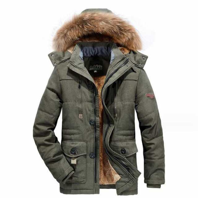 ミリタリージャケット モッズ メンズ アウター 冬 裏起毛 ジャケット フード付き ポアコート ブルゾン 厚手 防寒着 登山
