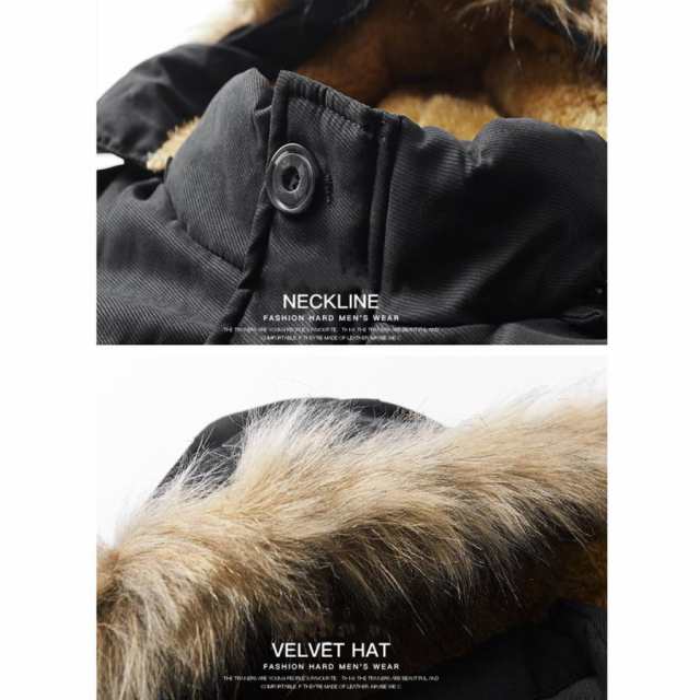 ミリタリージャケット モッズ メンズ アウター 冬 裏起毛 ジャケット フード付き ポアコート ブルゾン 厚手 防寒着 登山