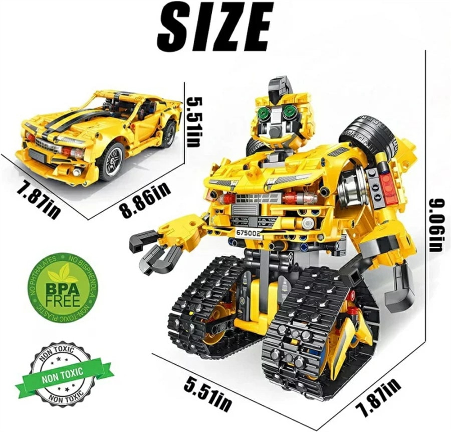 ブロックロボット 2in1リモート コントロールロボット RCビルディングキット プログラミング玩具 組み立ておもちゃ モバイルアプリのリモコン 教育用RCロボット STEMおもちゃ 男の子 子供ブロ ブロックロボット 2in1リモート コントロールロボット RCビルディングキット プログラミング玩具 組み立ておもちゃ モバイルアプリのリモコン 教育用RCロボット STEMおもちゃ 男の子 子供ブロ