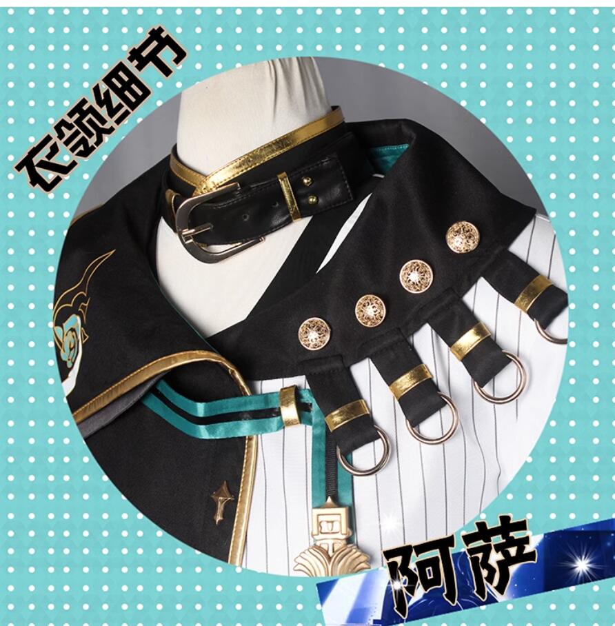 学園祭 文化祭 变装 コスチューム コスプレ衣装 応援服 アザ Aza VirtuaReal Vtuber バーチャルライバー にじさんじ VTuber スーツ ハロウィン 2023年新作入荷コスプレ