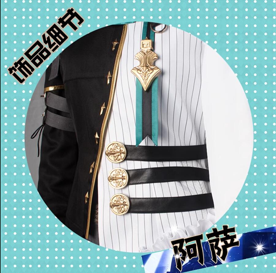 学園祭 文化祭 变装 コスチューム コスプレ衣装 応援服 アザ Aza VirtuaReal Vtuber バーチャルライバー にじさんじ VTuber スーツ ハロウィン 2023年新作入荷コスプレ