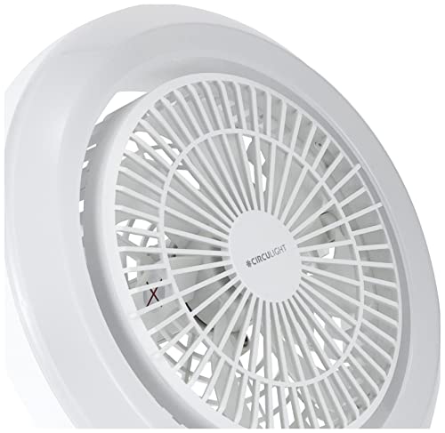 ドウシシャ サーキュライト メガシリーズ E26モデル 調色3段階 調光5段階 風量5段階 リモコン付き 昼光色昼白色電球色