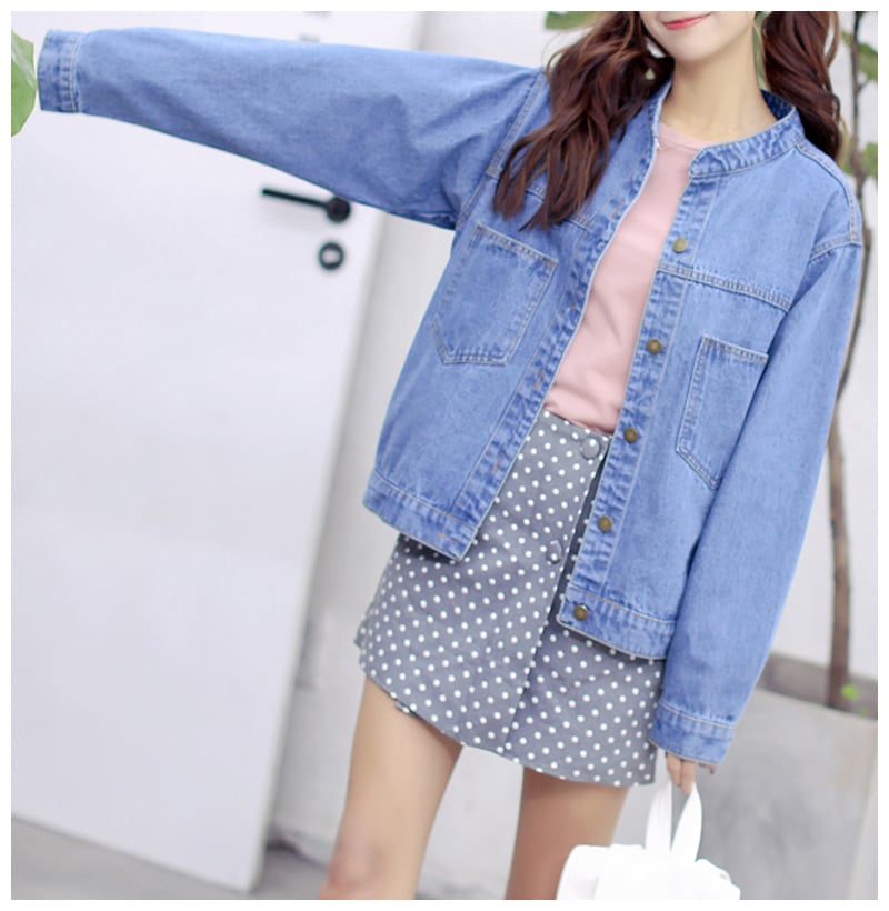 デニムジャケット アウター レディース ジャケット l ショート コート 上着 gジャン シャツ 韓国 春 夏 秋 10代 20代 30代 40代 大きいサイズ スタンドカラー オーバーサイズ デニムジャケット アウター レディース ジャケット l ショート コート 上着 gジャン シャツ 韓国 春 夏 秋 10代 20代 30代 40代 大きいサイズ スタンドカラー オーバーサイズ