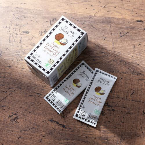 有機EVココナッツオイル5g14袋入（個包装タイプ）70g 5個セット