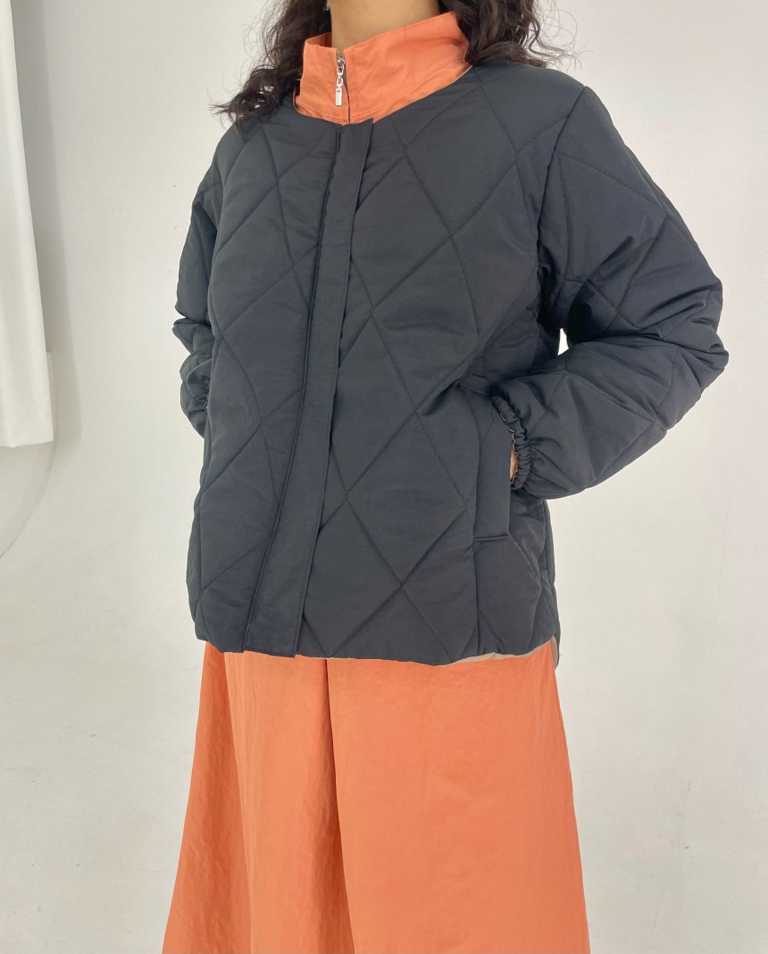 [MATIA]リバーシブル軽量ダウンジャケット/ベスト 愛犬美容 美容師 ガウン 防水 防毛 美容服