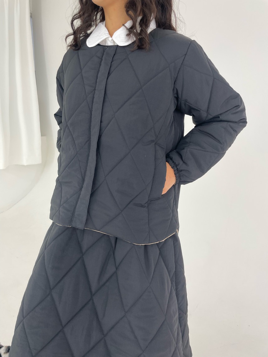 [MATIA]リバーシブル軽量ダウンジャケット/ベスト 愛犬美容 美容師 ガウン 防水 防毛 美容服