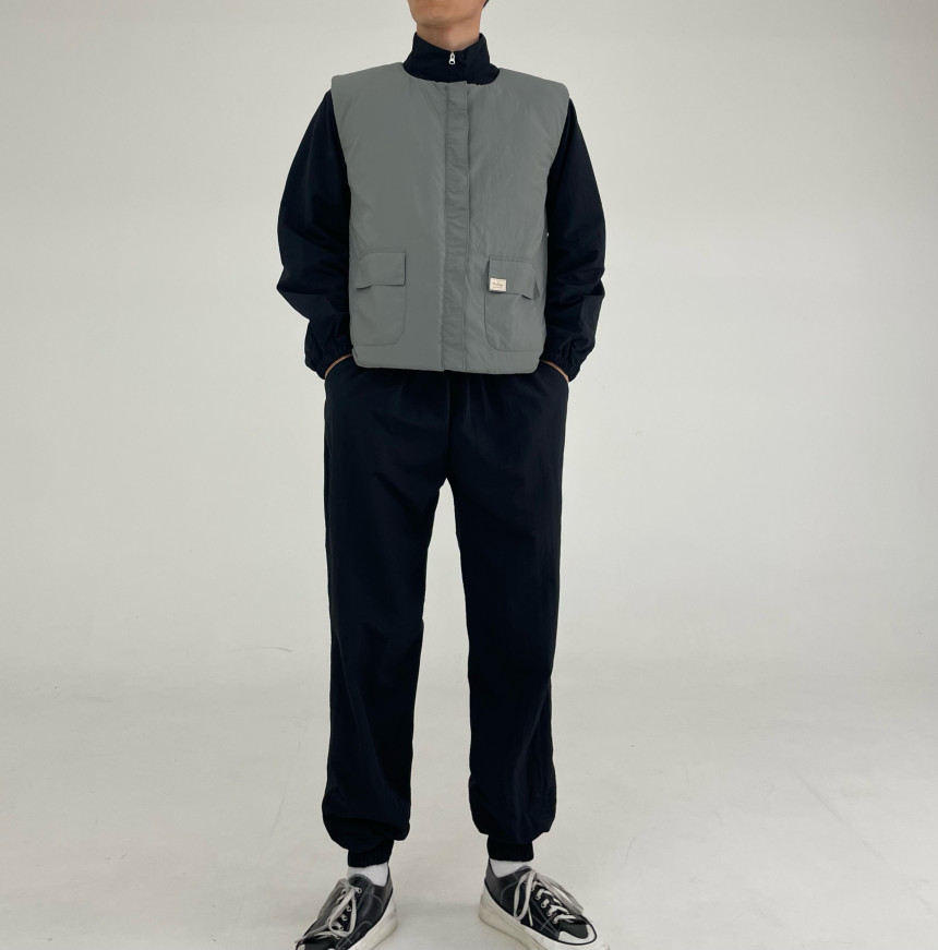 [MATIA]リバーシブル軽量ダウンジャケット/ベスト 愛犬美容 美容師 ガウン 防水 防毛 美容服