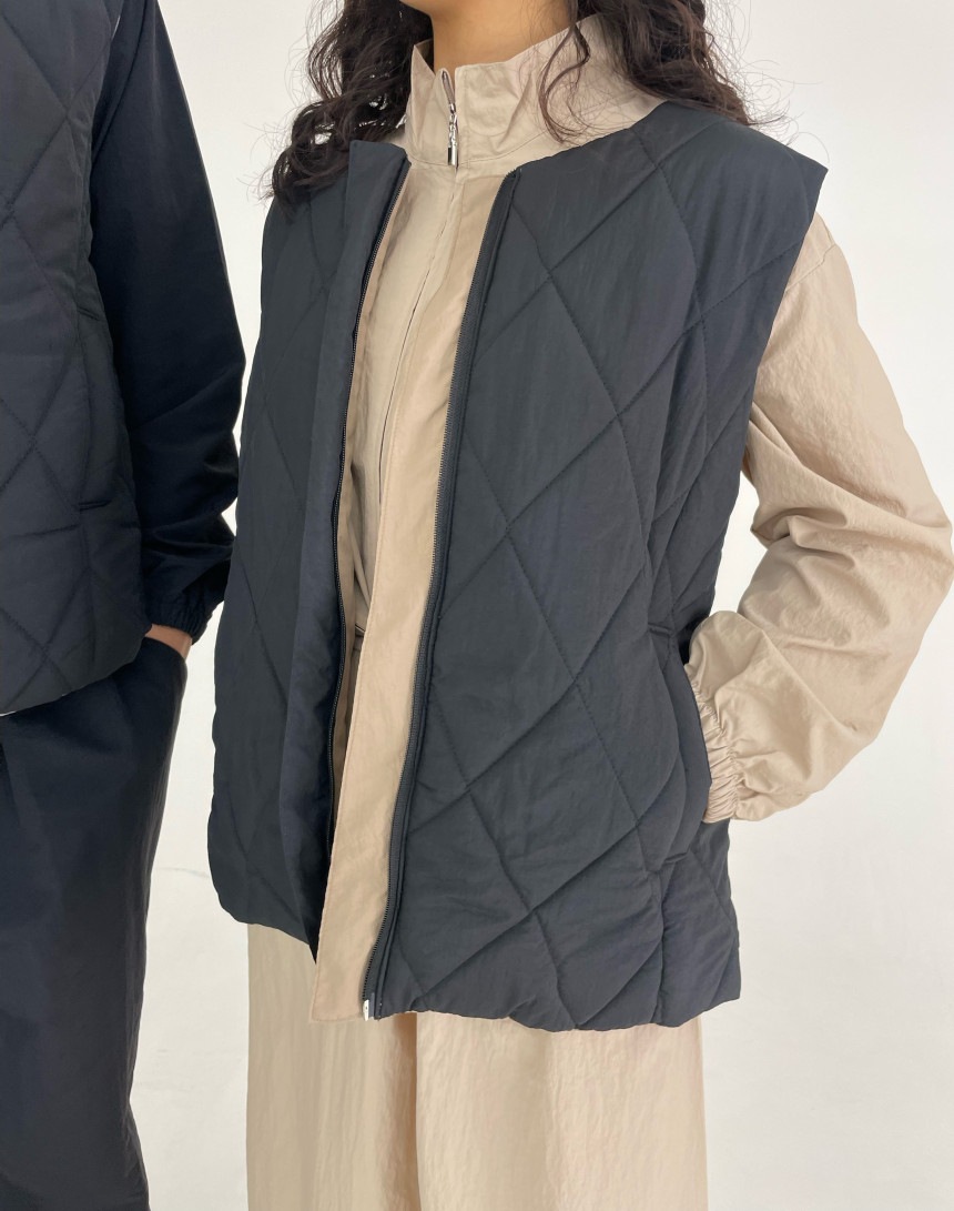 [MATIA]リバーシブル軽量ダウンジャケット/ベスト 愛犬美容 美容師 ガウン 防水 防毛 美容服