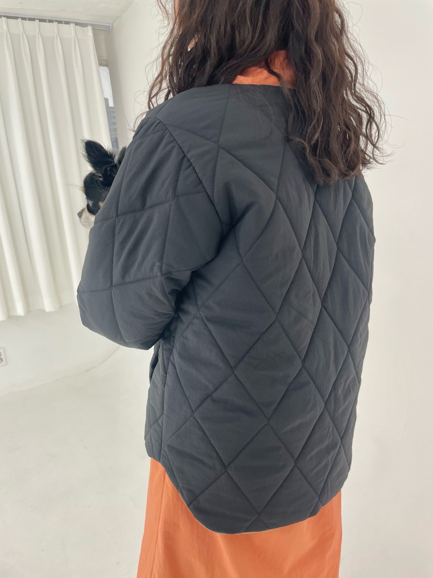 [MATIA]リバーシブル軽量ダウンジャケット/ベスト 愛犬美容 美容師 ガウン 防水 防毛 美容服