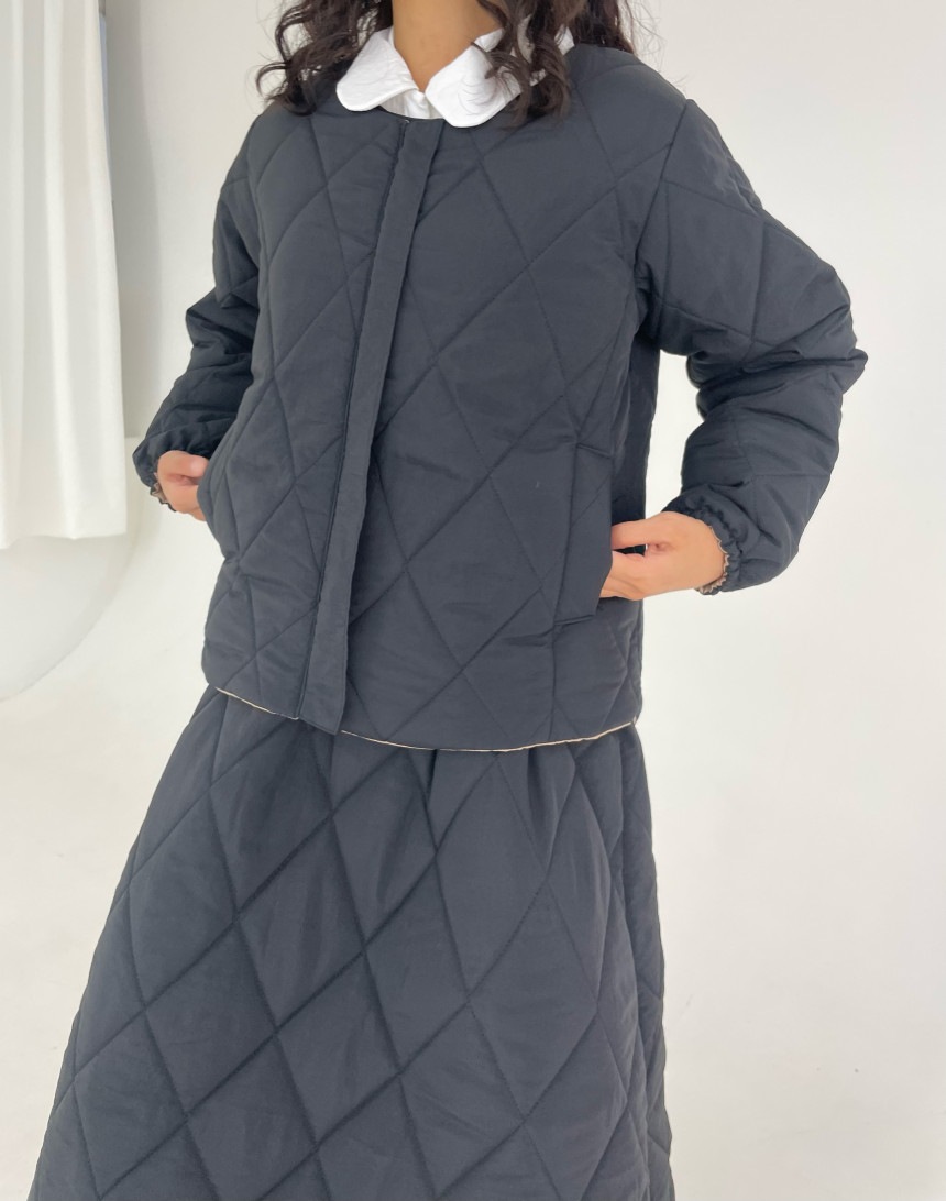 [MATIA]リバーシブル軽量ダウンジャケット/ベスト 愛犬美容 美容師 ガウン 防水 防毛 美容服