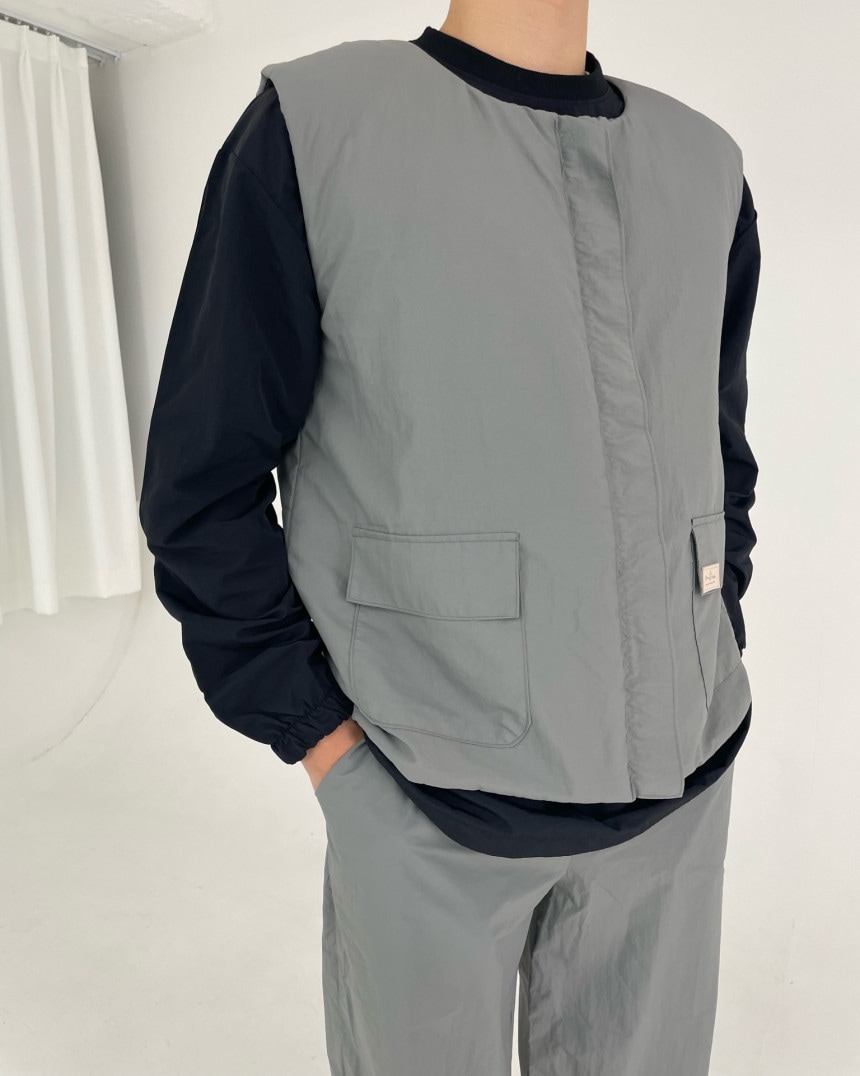 [MATIA]リバーシブル軽量ダウンジャケット/ベスト 愛犬美容 美容師 ガウン 防水 防毛 美容服