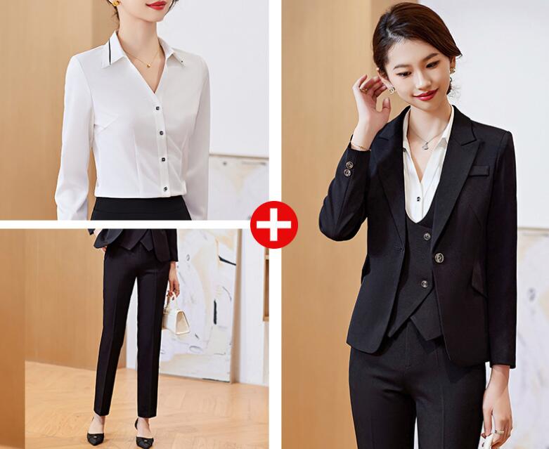 OL 通勤 女性 3点セット ジャケット+長袖シャツ+パンツ/スカート レディース 面接 ビジネス 制服着痩せ カジュアル パンツスーツ 成人式 コート 長袖 フォマール 洗える 司会 卒業式 20代 OL 通勤 女性 3点セット ジャケット+長袖シャツ+パンツ/スカート レディース 面接 ビジネス 制服着痩せ カジュアル パンツスーツ 成人式 コート 長袖 フォマール 洗える 司会 卒業式 20代