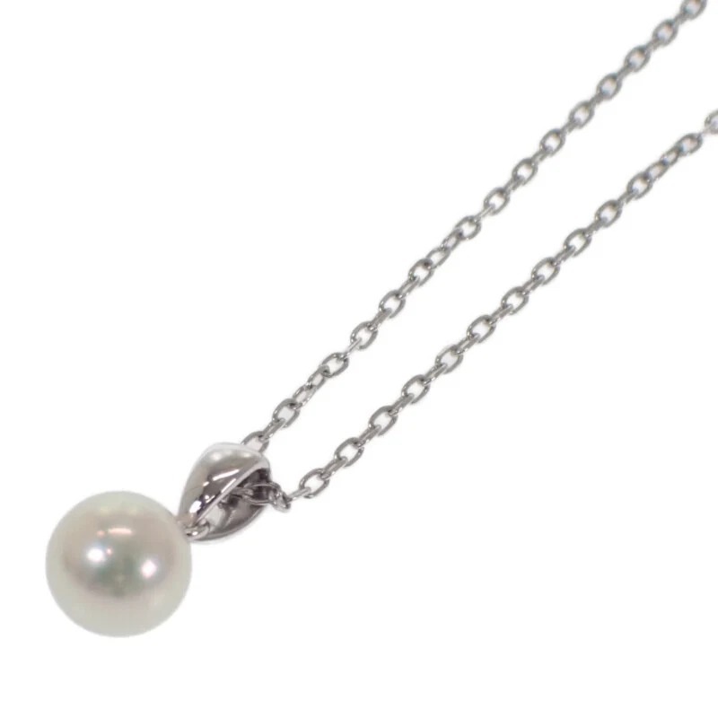 【MIKIMOTO】MIKIMOTO パール ネックレス K18ホワイトゴールド レディース 【MIKIMOTO】MIKIMOTO パール ネックレス K18ホワイトゴールド レディース