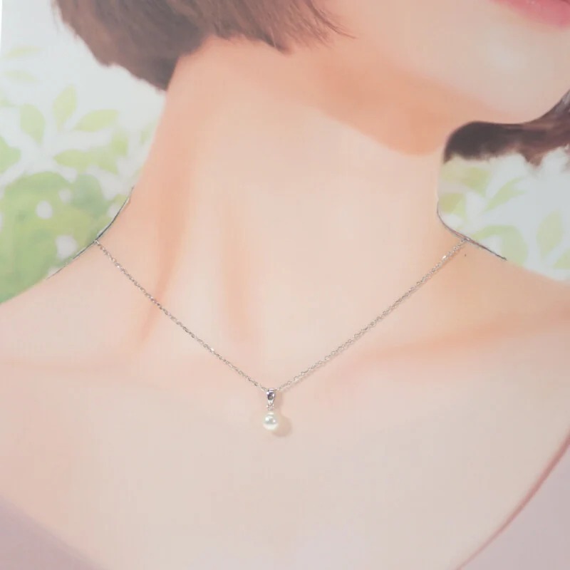 【MIKIMOTO】MIKIMOTO パール ネックレス K18ホワイトゴールド レディース 【MIKIMOTO】MIKIMOTO パール ネックレス K18ホワイトゴールド レディース