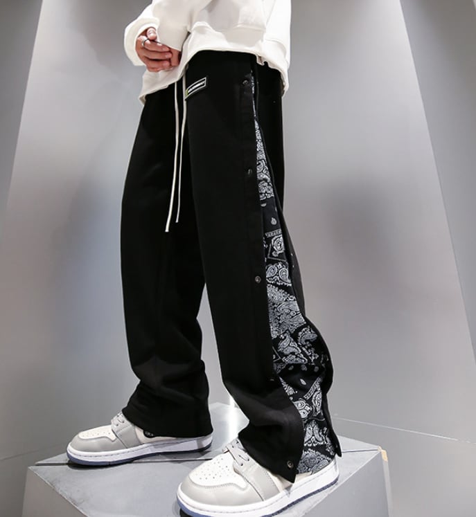 ボトムス パンツ ズボン 部屋着 ルームウェア ストレートパンツ ジャージスウェット　パンツ シンプル カジュアル おしゃれ お洒落 個性的 柄 春 夏 秋 冬 オールシーズン シーズンレス pa0