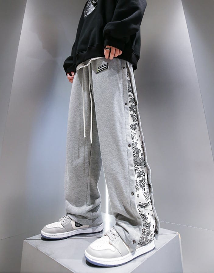 ボトムス パンツ ズボン 部屋着 ルームウェア ストレートパンツ ジャージスウェット　パンツ シンプル カジュアル おしゃれ お洒落 個性的 柄 春 夏 秋 冬 オールシーズン シーズンレス pa0
