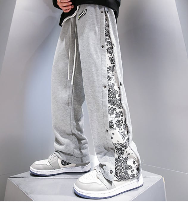 ボトムス パンツ ズボン 部屋着 ルームウェア ストレートパンツ ジャージスウェット　パンツ シンプル カジュアル おしゃれ お洒落 個性的 柄 春 夏 秋 冬 オールシーズン シーズンレス pa0