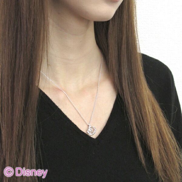 Disney ディズニー 花 と ティンカーベル 1 シルバーネックレス ティンク ペンダント Disney ディズニー 花 と ティンカーベル 1 シルバーネックレス ティンク ペンダント