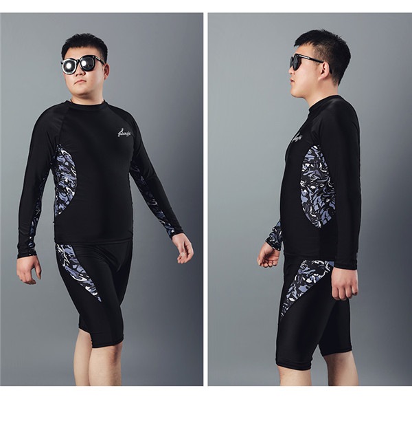 水着 メンズ 上下セット セットアップ パパ 半袖 ラッシュガード ハーフパンツ ブラック スポーツ水着 ジム スポーツジム プール 海 ブラック 大きいサイズ 3L 4L 5L 6L 7L 8L 9